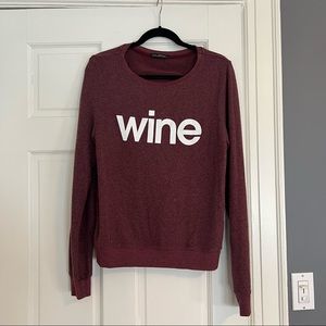 Wildfox Wine pullover